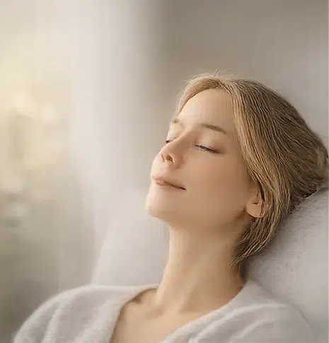 hypnosis Person receiving hypnosis therapy in a calm and relaxed setting